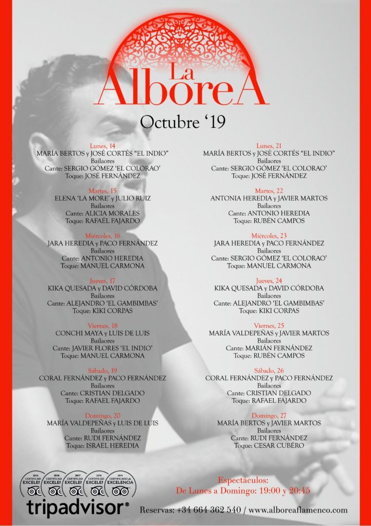Flamenco Octubre 2019 Granada